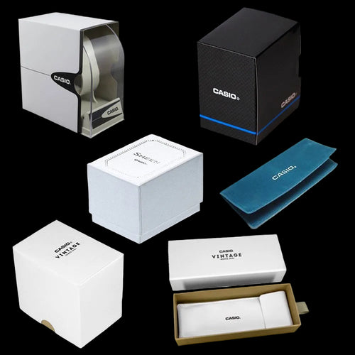 CASIO COLLECTION Mod. DATE, LEATHER - SILVER
